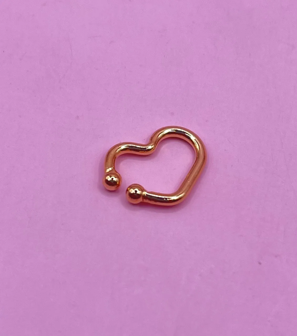 Piercing Fake Coração