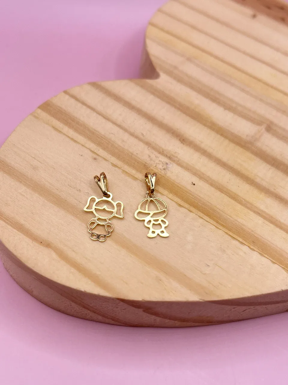 Pingente Menino e Menina