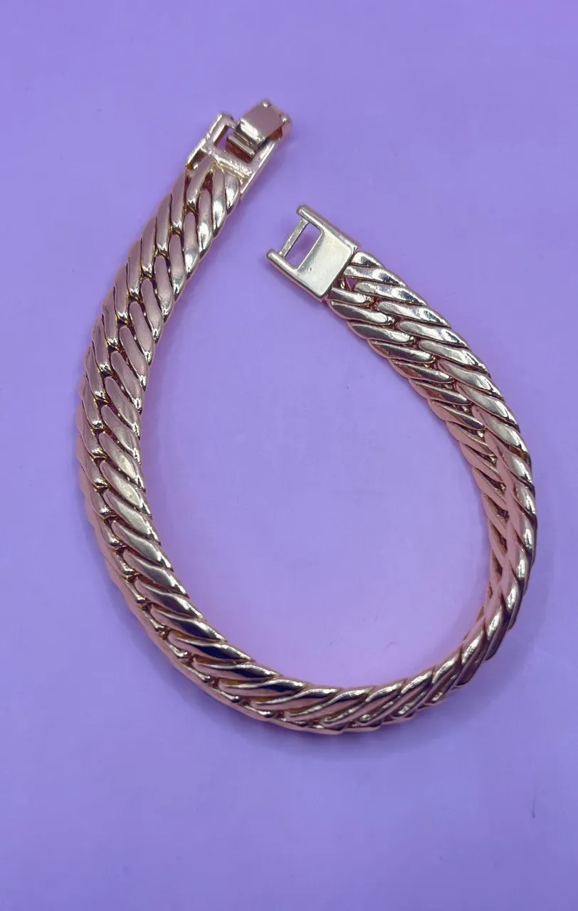 Pulseira Grossa Trançada