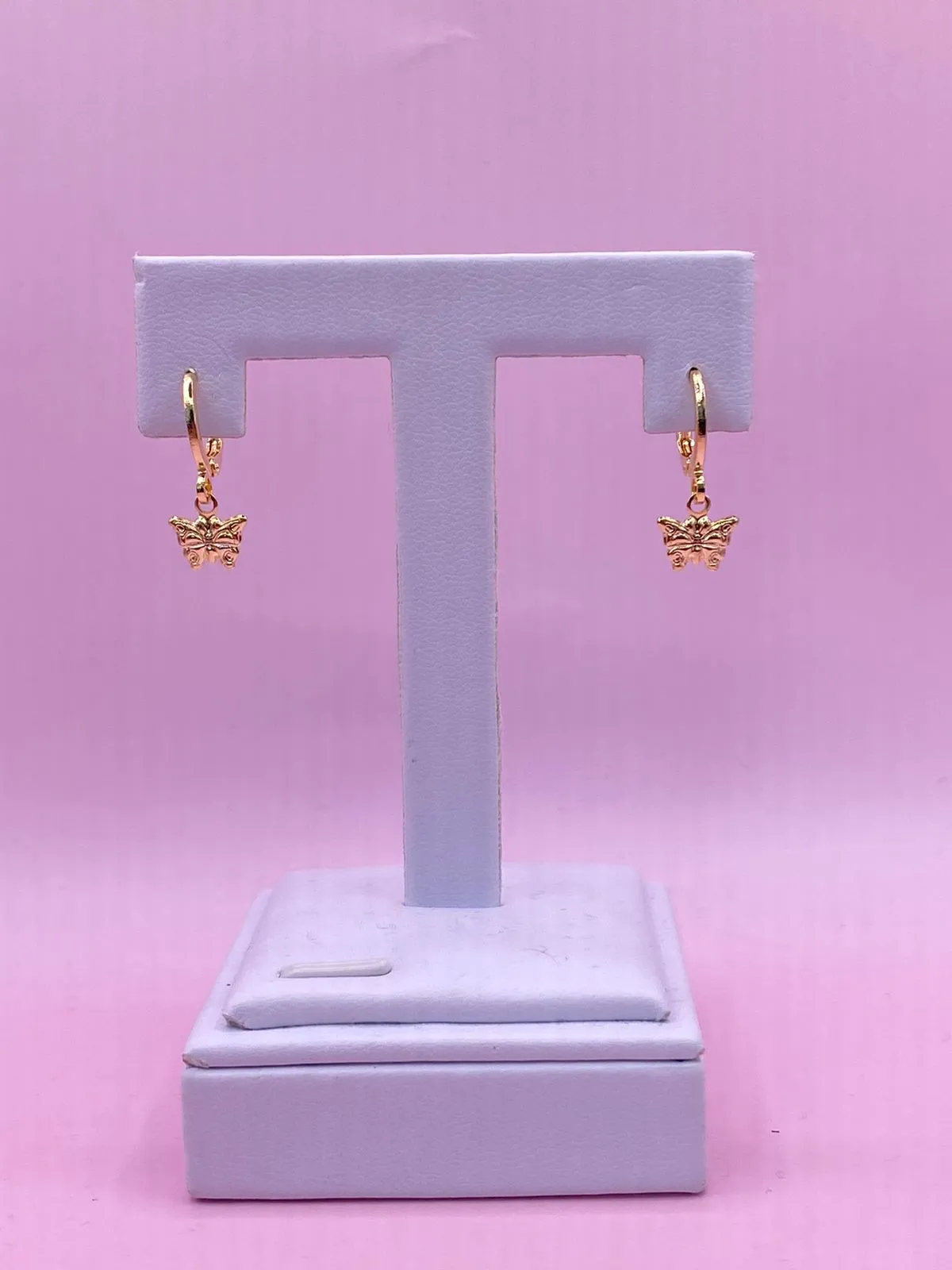 Brinco Argola Borboleta Simples