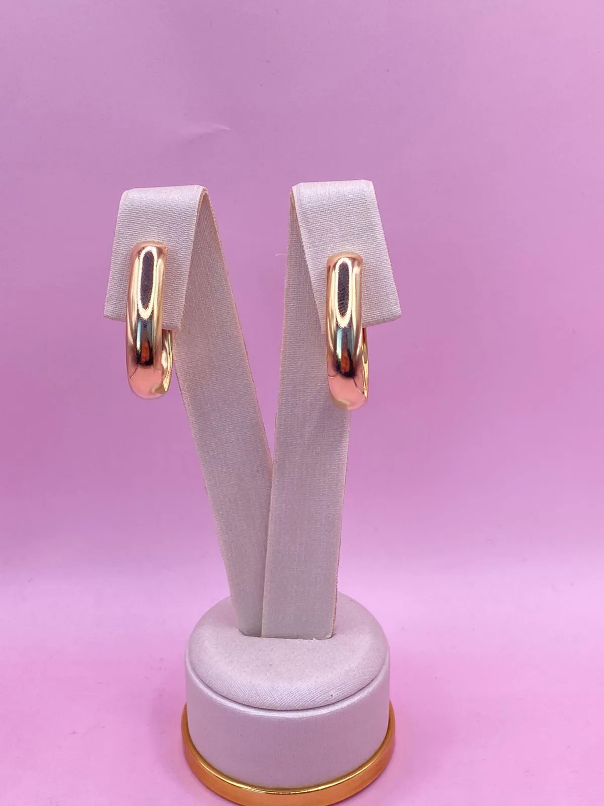 Brinco Argola Oval Grossa