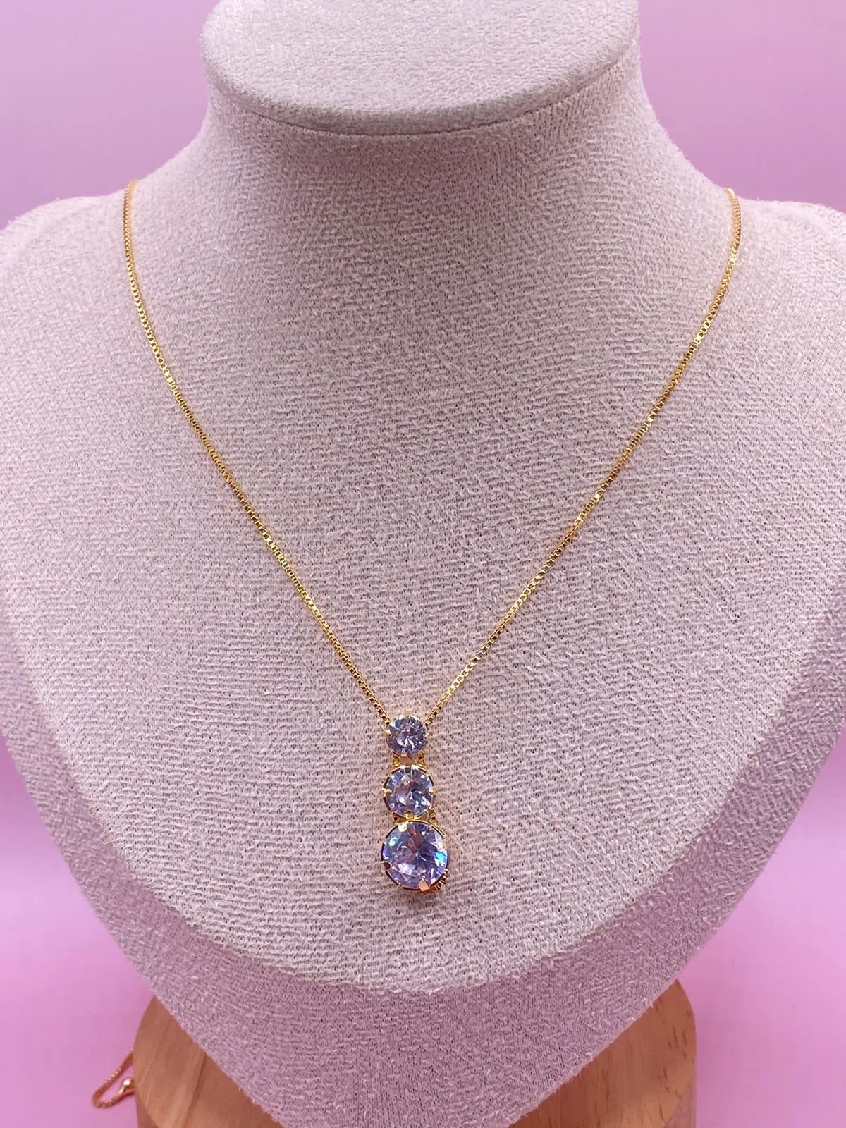 Colar Ponto de Luz com Regulagem