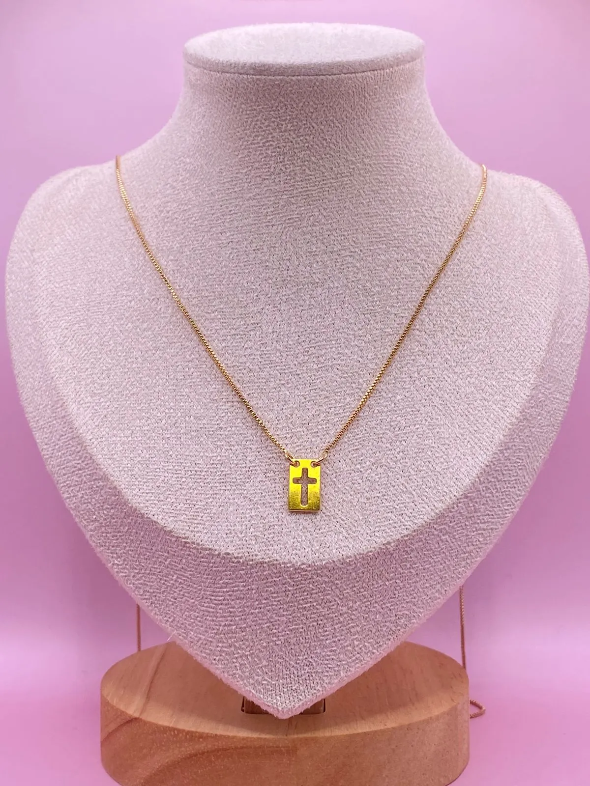 Escapulario Masculino Cruz Vazada