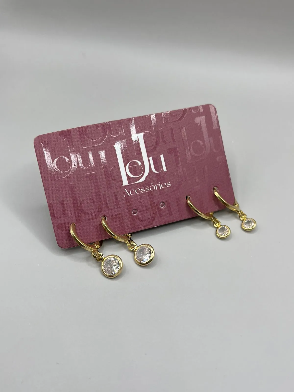 Brinco Duo Click Zircônia