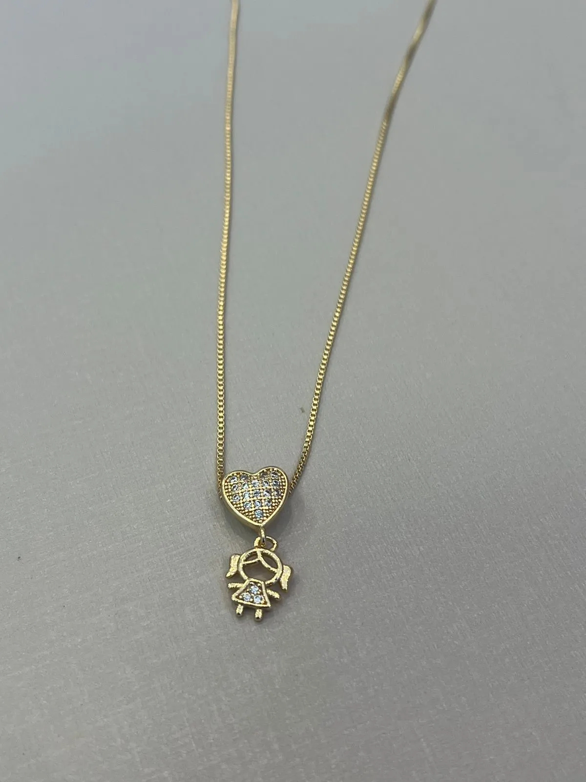 Colar Filha no Coração