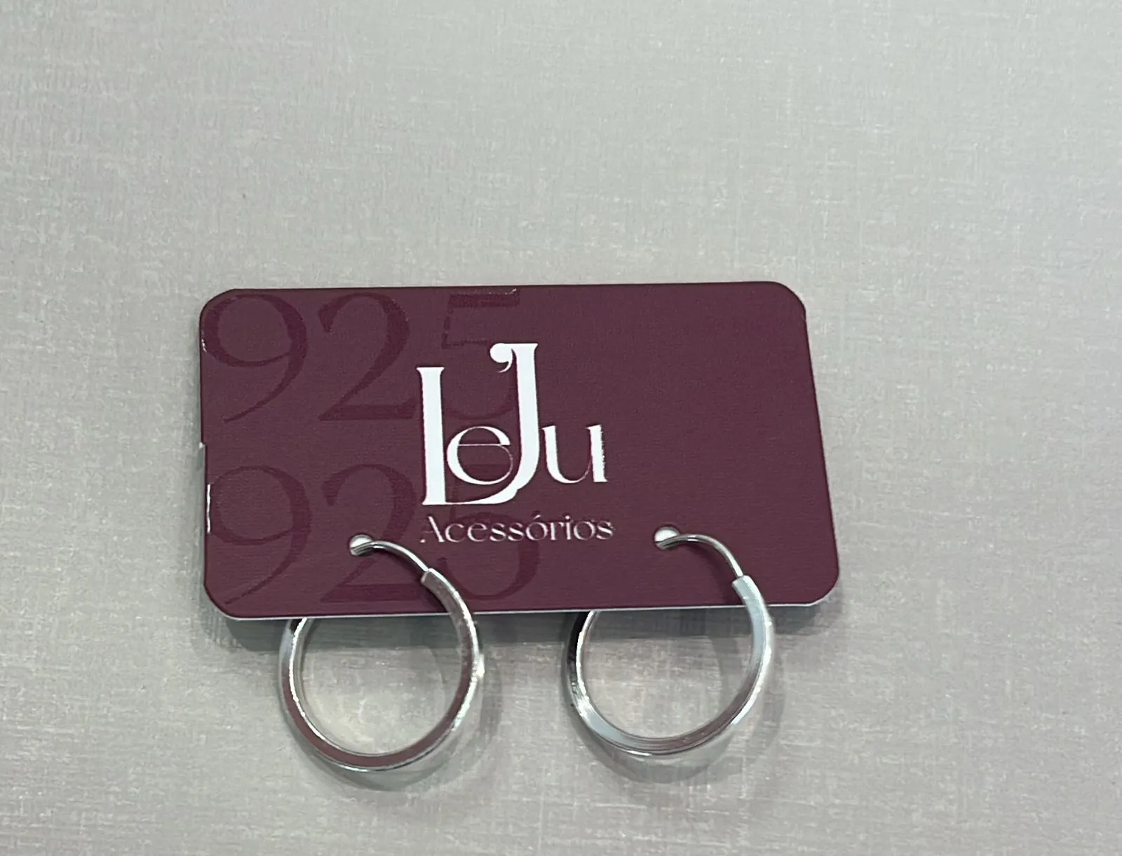 Argola Prata Lisa PP