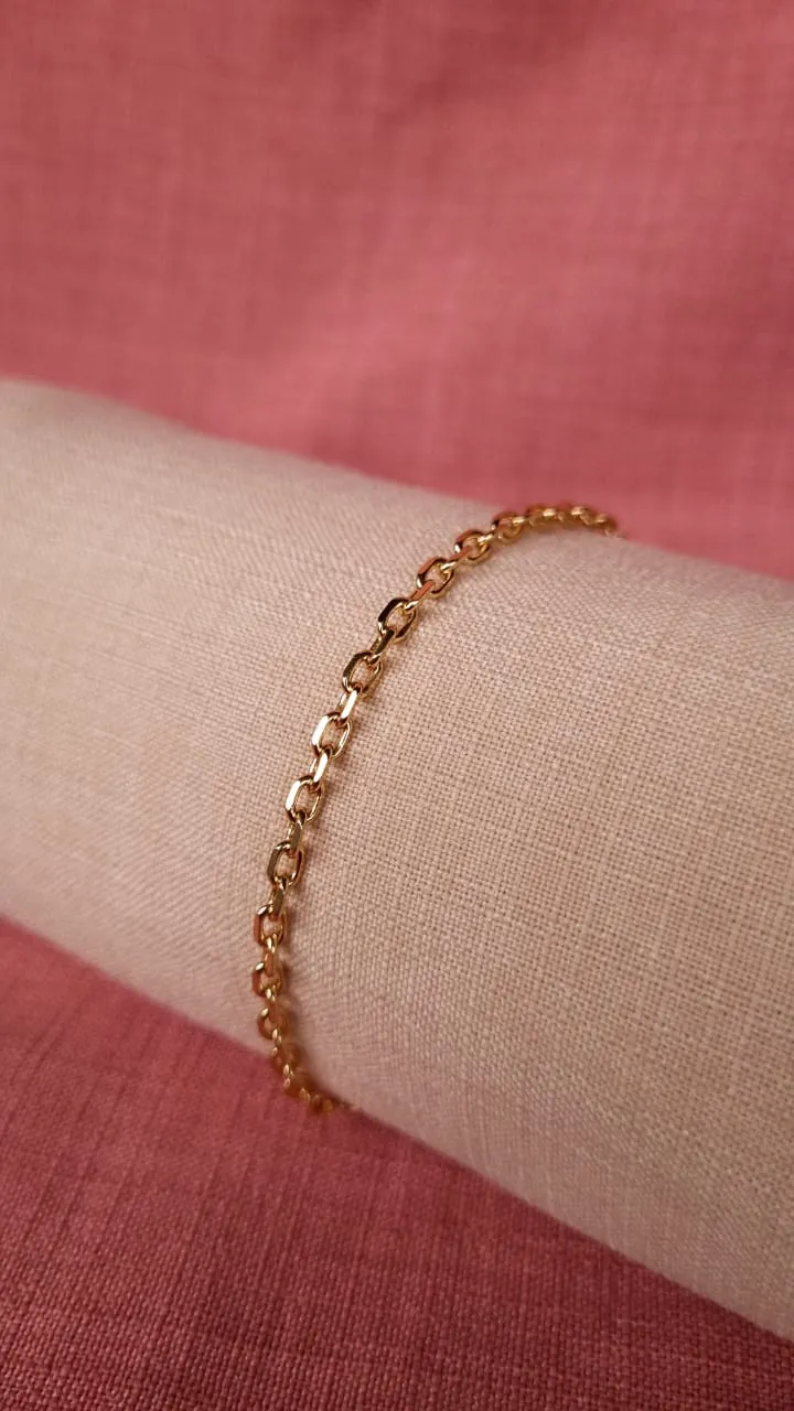 Pulseira Corrente Tijolinho