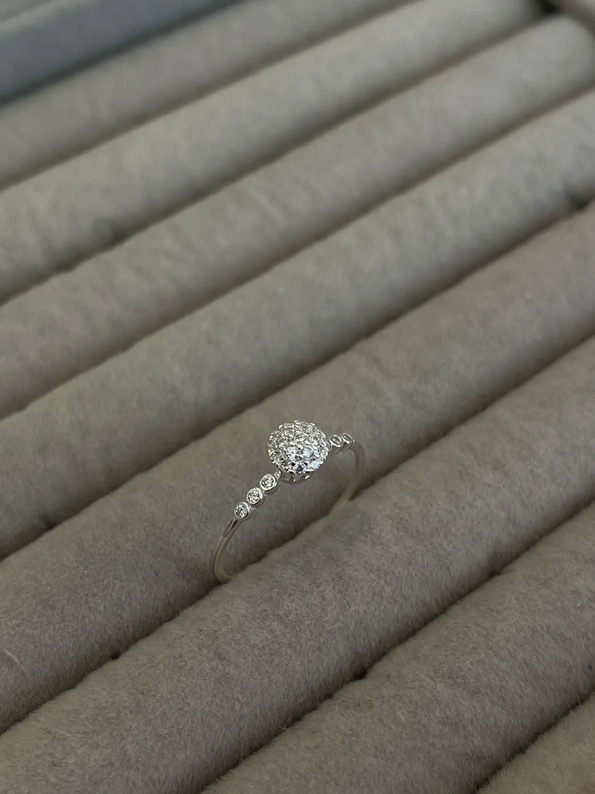 Anel Prata Chuveirinho