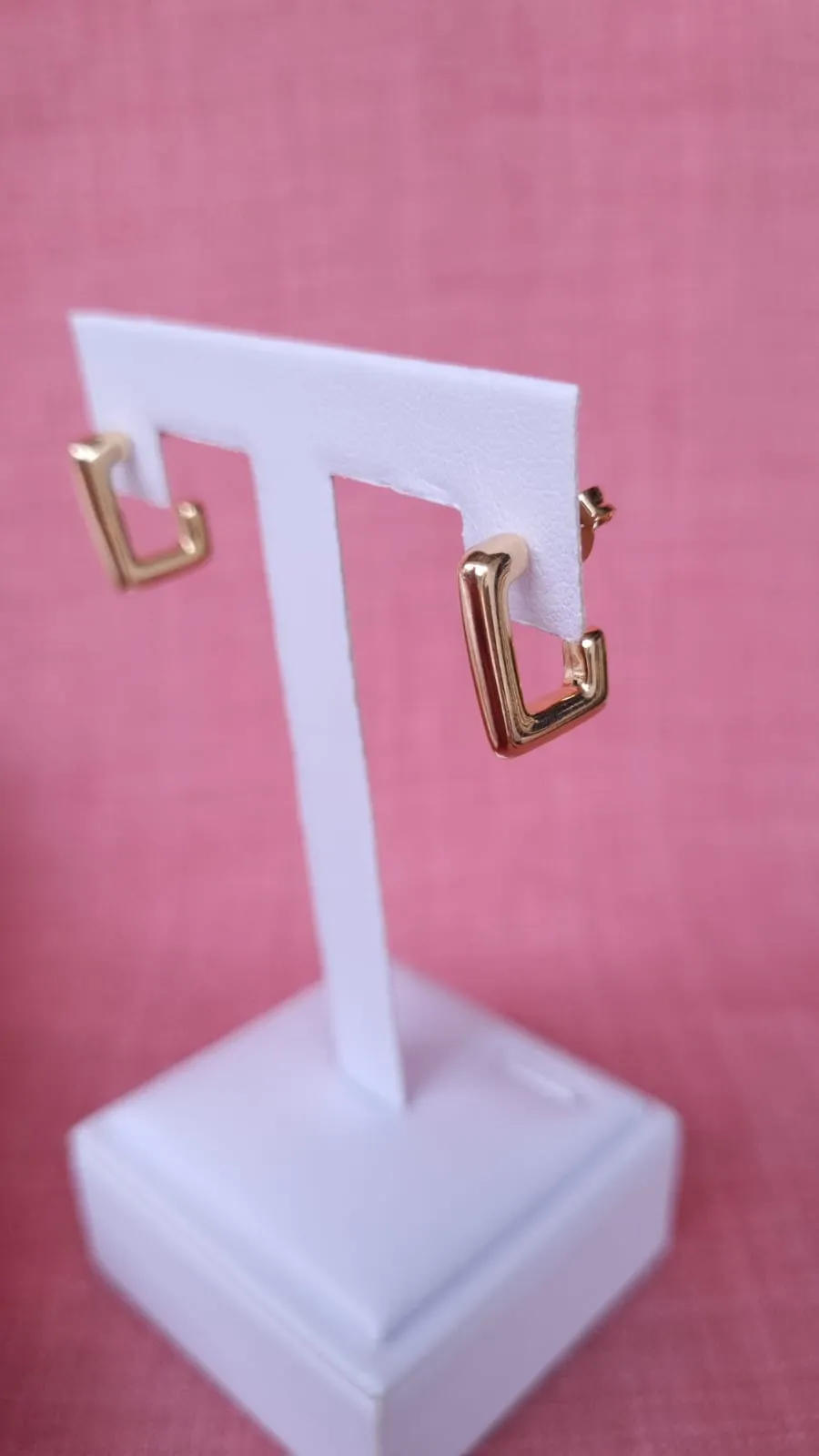 Brinco Argola Retangular