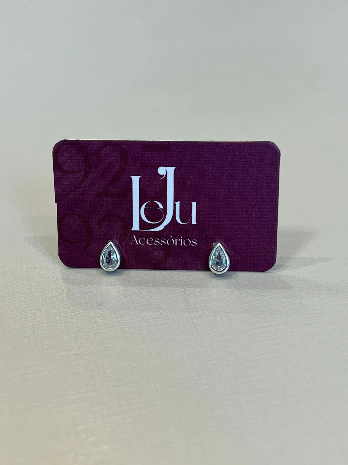 Brinco Prata Ponto de Luz