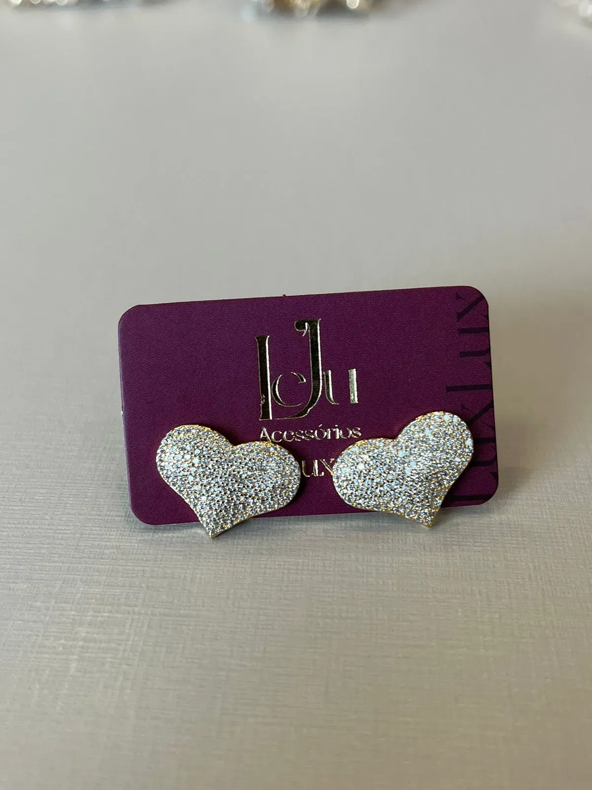 Brinco Coração Lux