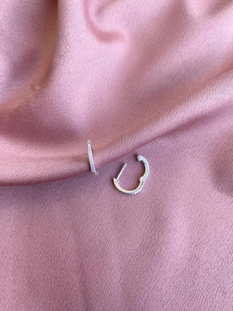 Brinco Prata Argola Fina G