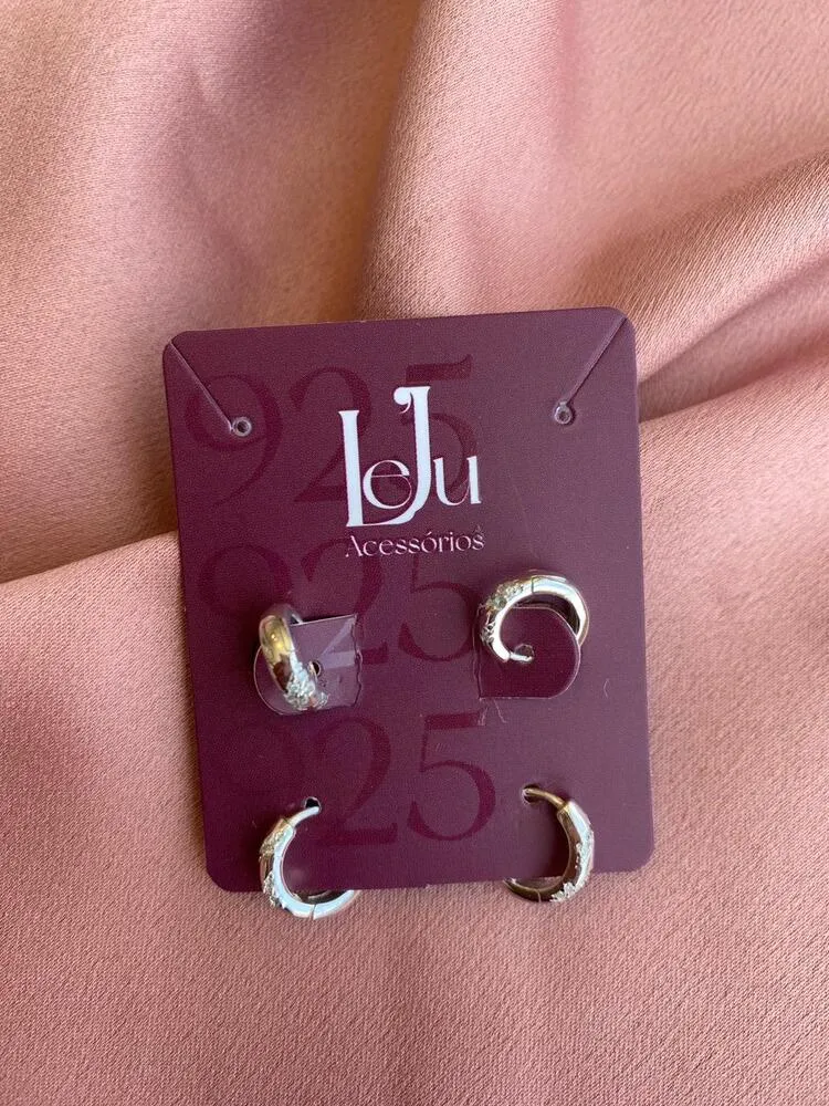 Brinco Prata Duo