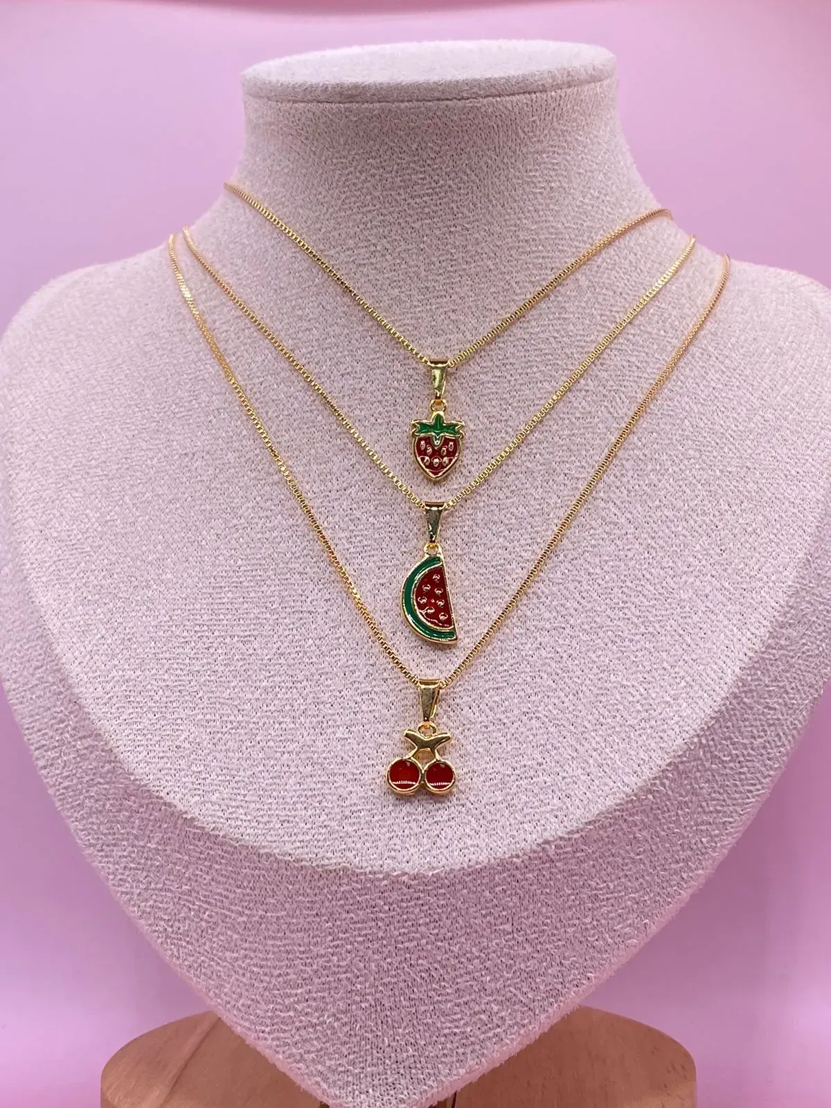 Colar Infantil Frutas