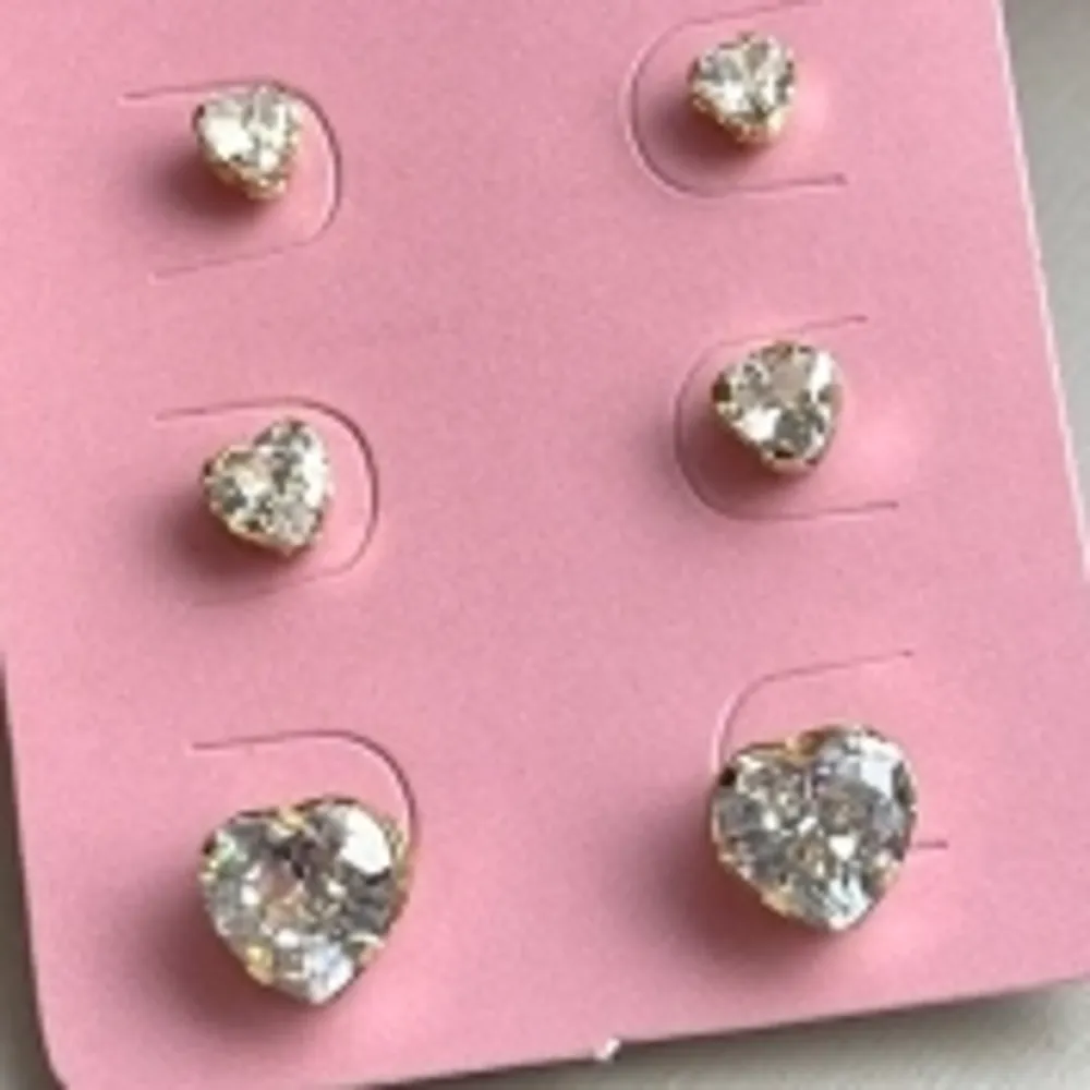 Trio zircônia coração