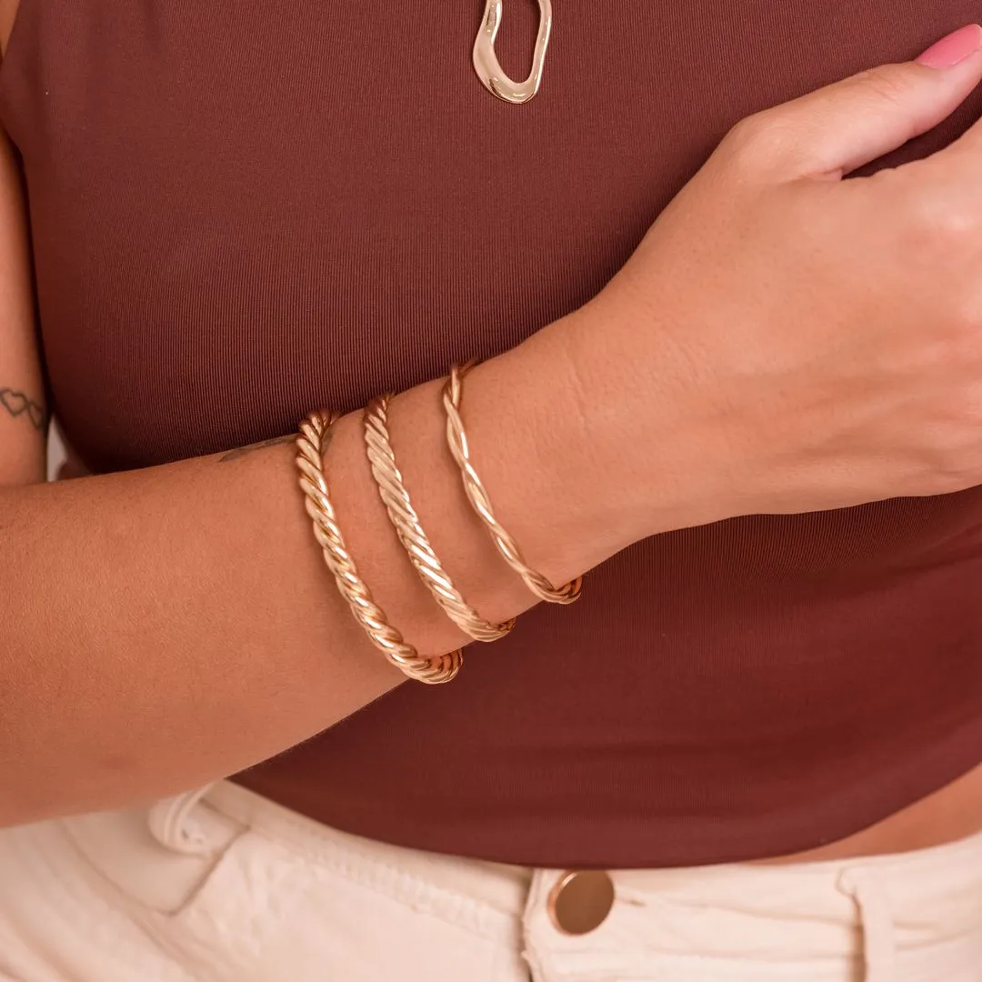 Bracelete Coleção Orgânica Trançado Fino