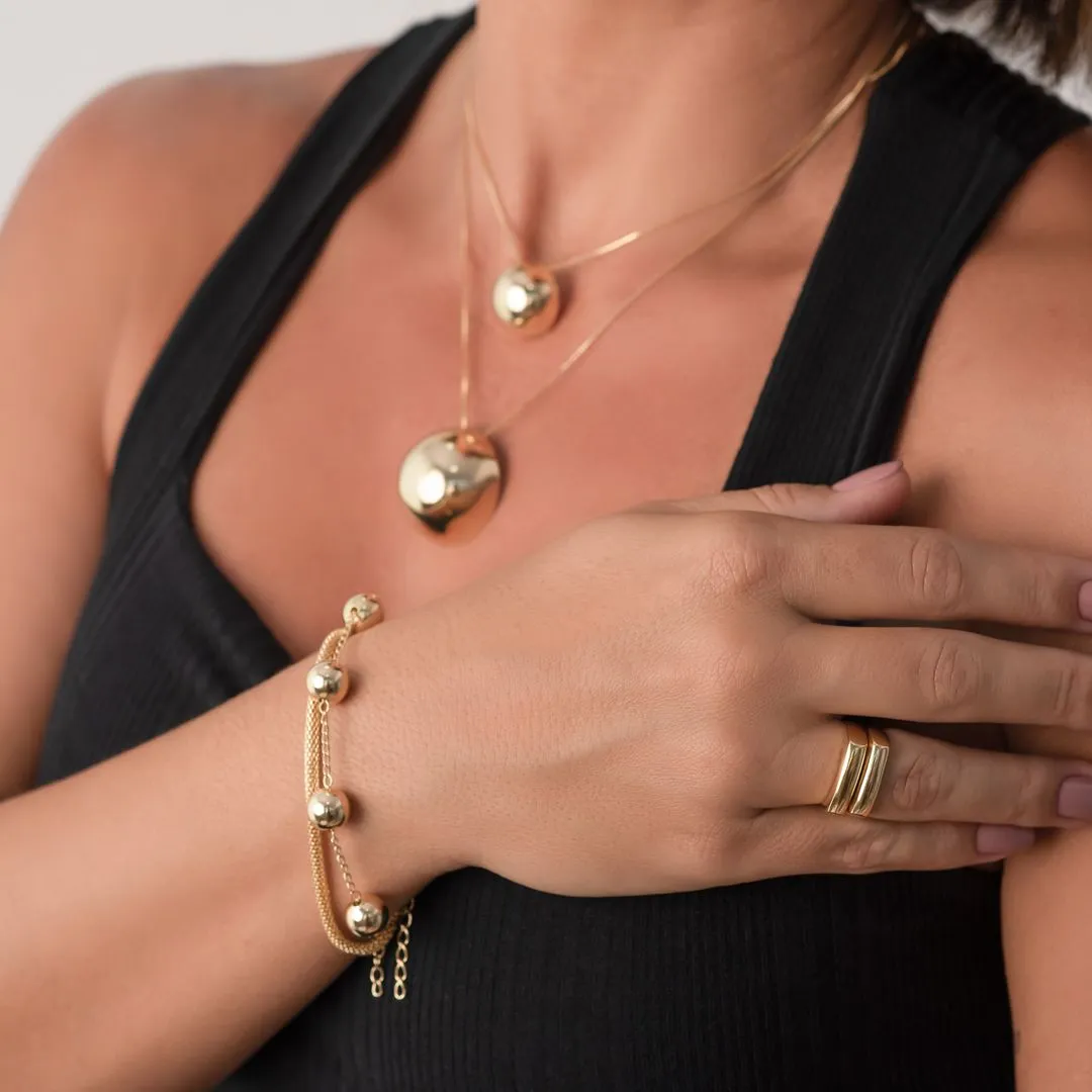 Pulseira Cartier Bolinhas