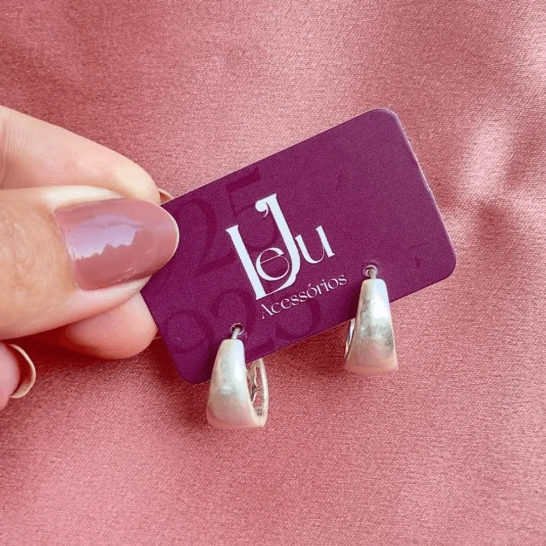 Brinco Prata Tranqueta