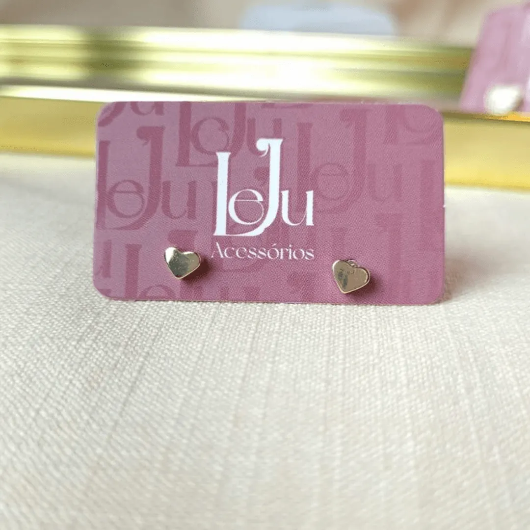 Brinco Segundo Furo Coração