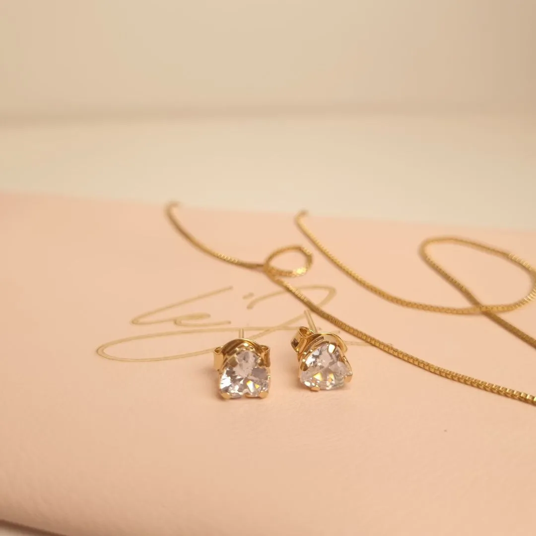 Conjuntos Cristal Coração