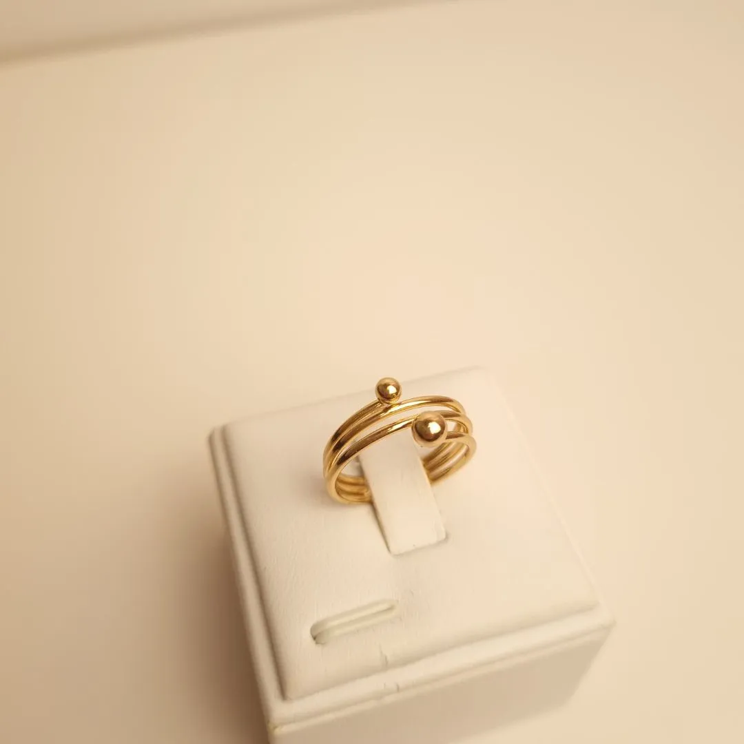 Anel Coleção Orgânica Anel 2 Bolinhas