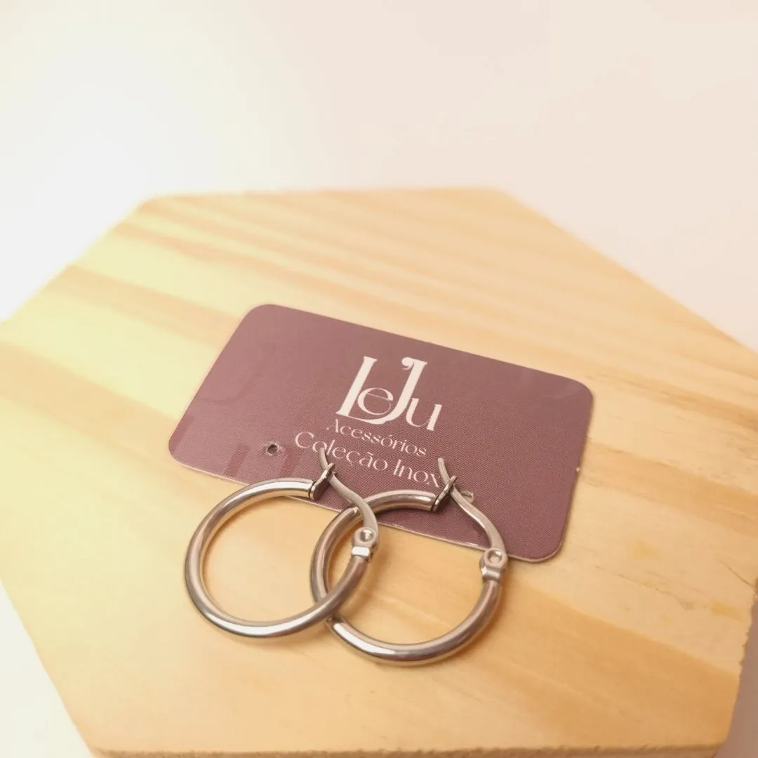 Brinco Argola Inox Pequena