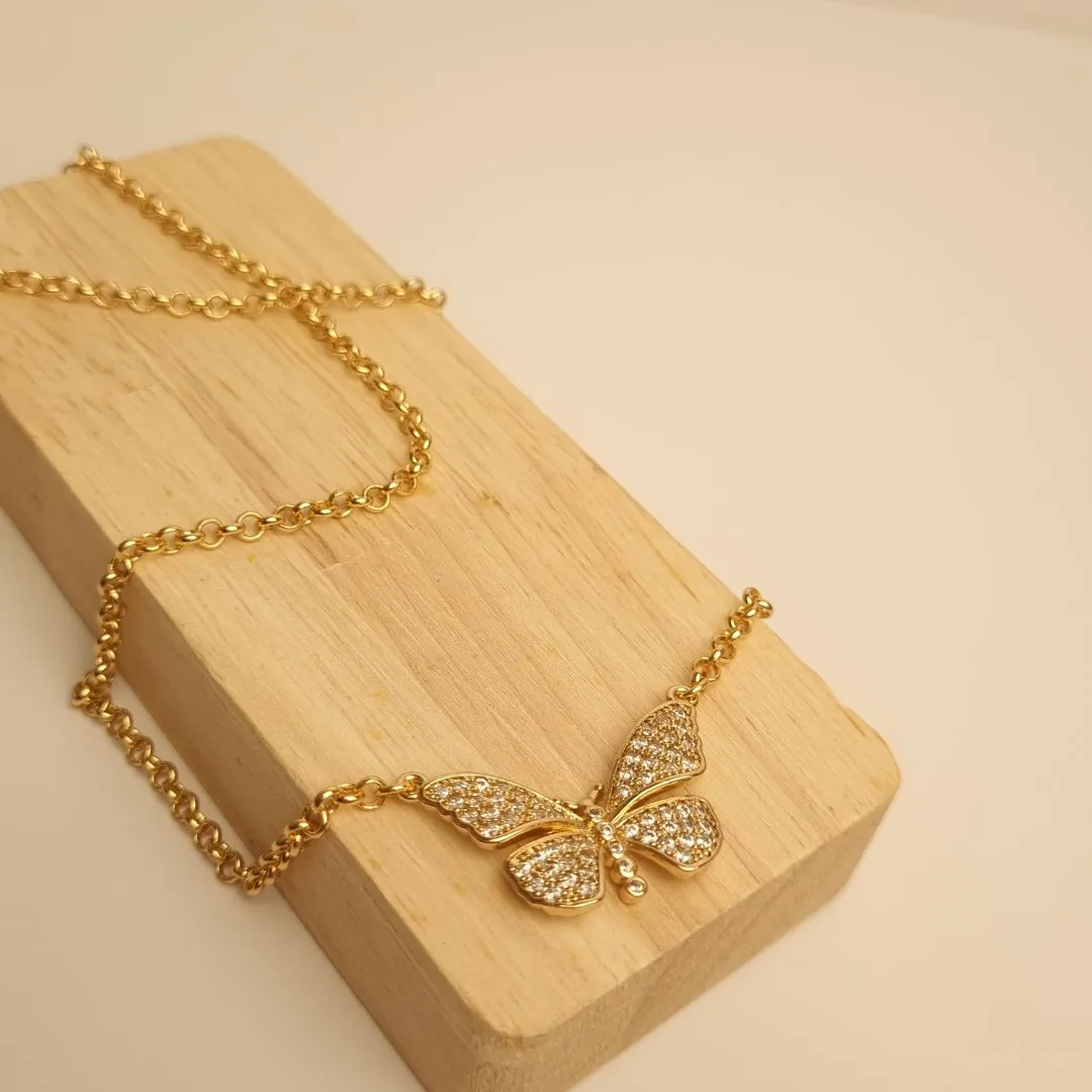 Colar Borboleta Elo Português