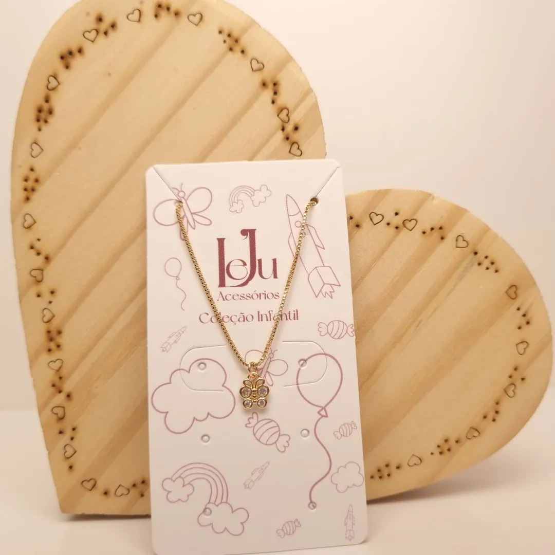 Colar Infantil Borboleta