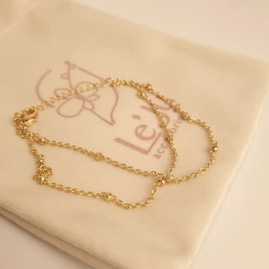 Pulseira Dupla Bolinhas