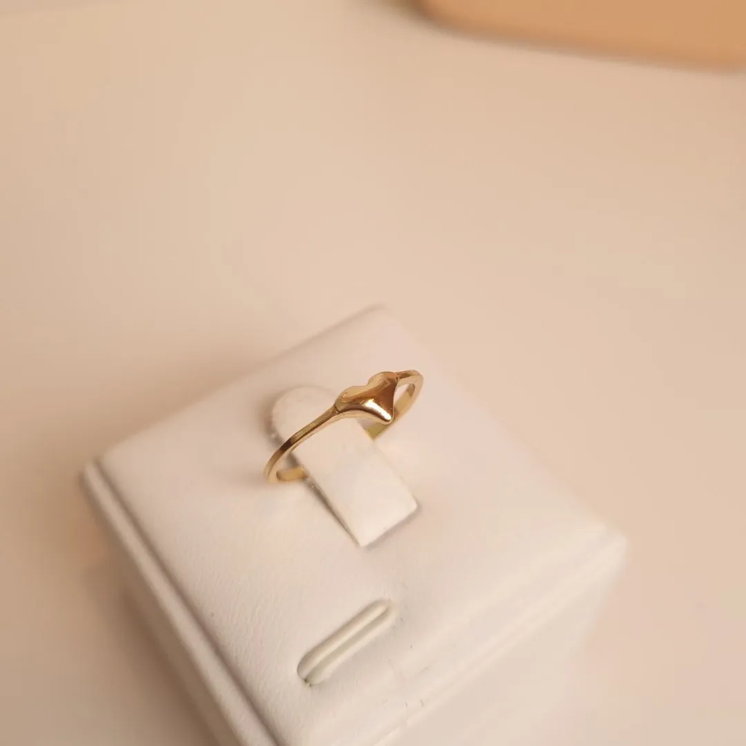 Anel Falange Coração Pequeno
