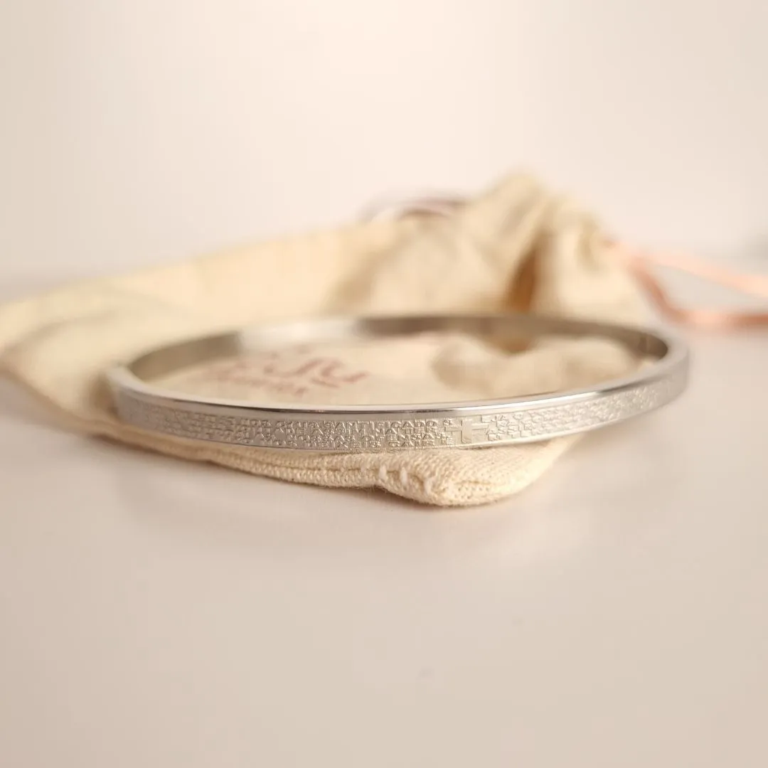 Bracelete Inox Pai Nosso