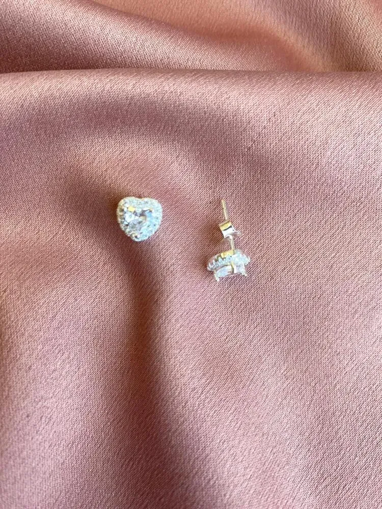 Brinco Prata Circular Cravejado