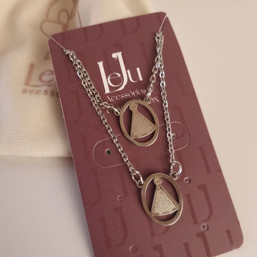 Escapulário Inox Nossa Senhora