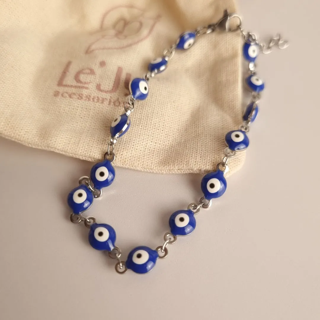 Pulseira Inox Olho Grego