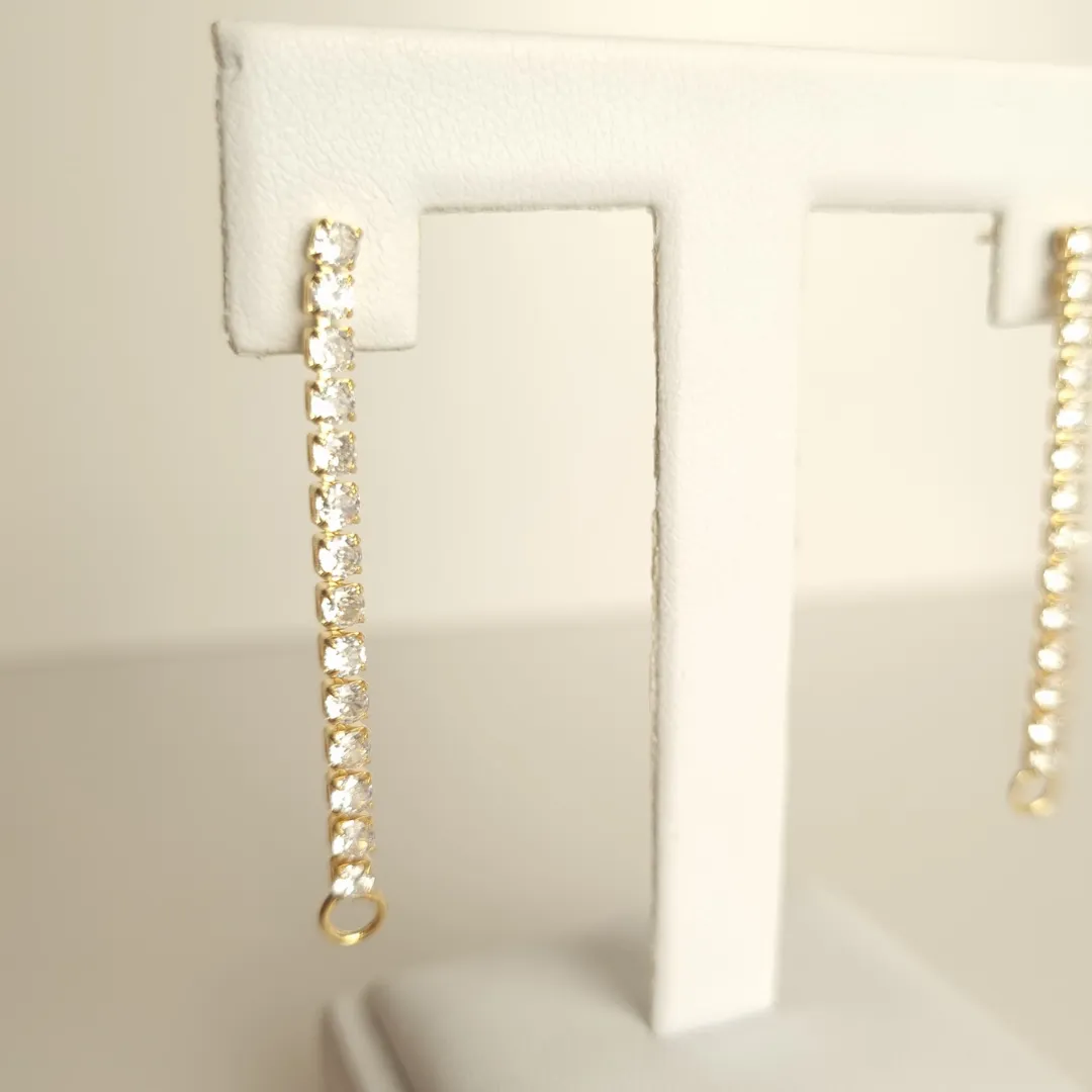 Brinco Linha Zircônia