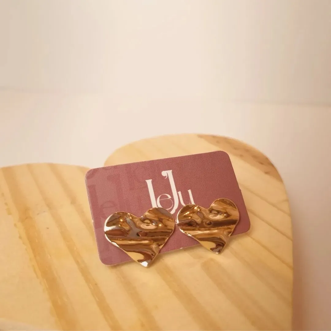 Brinco Chapa Coração P