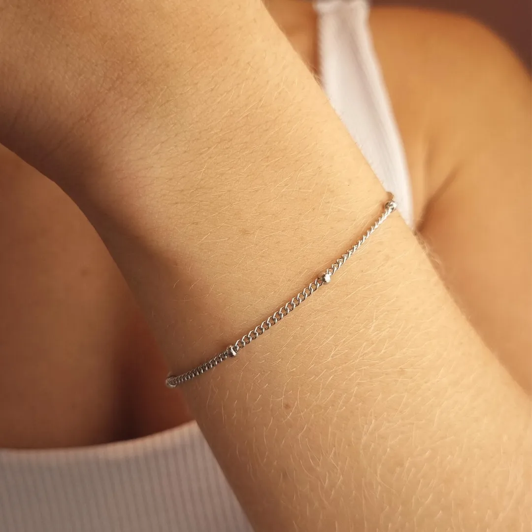 Pulseira Inox Bolinha