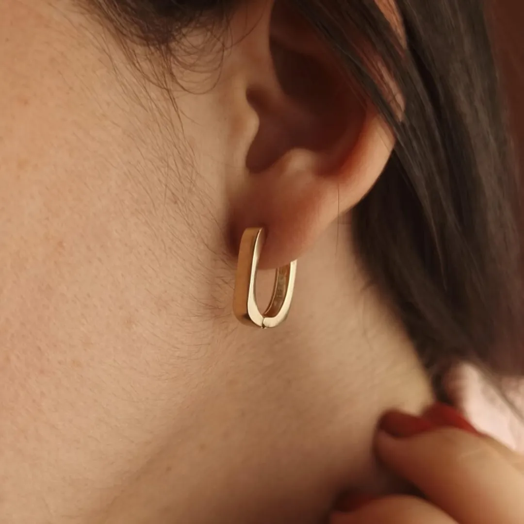 Brinco Argola Tranqueta