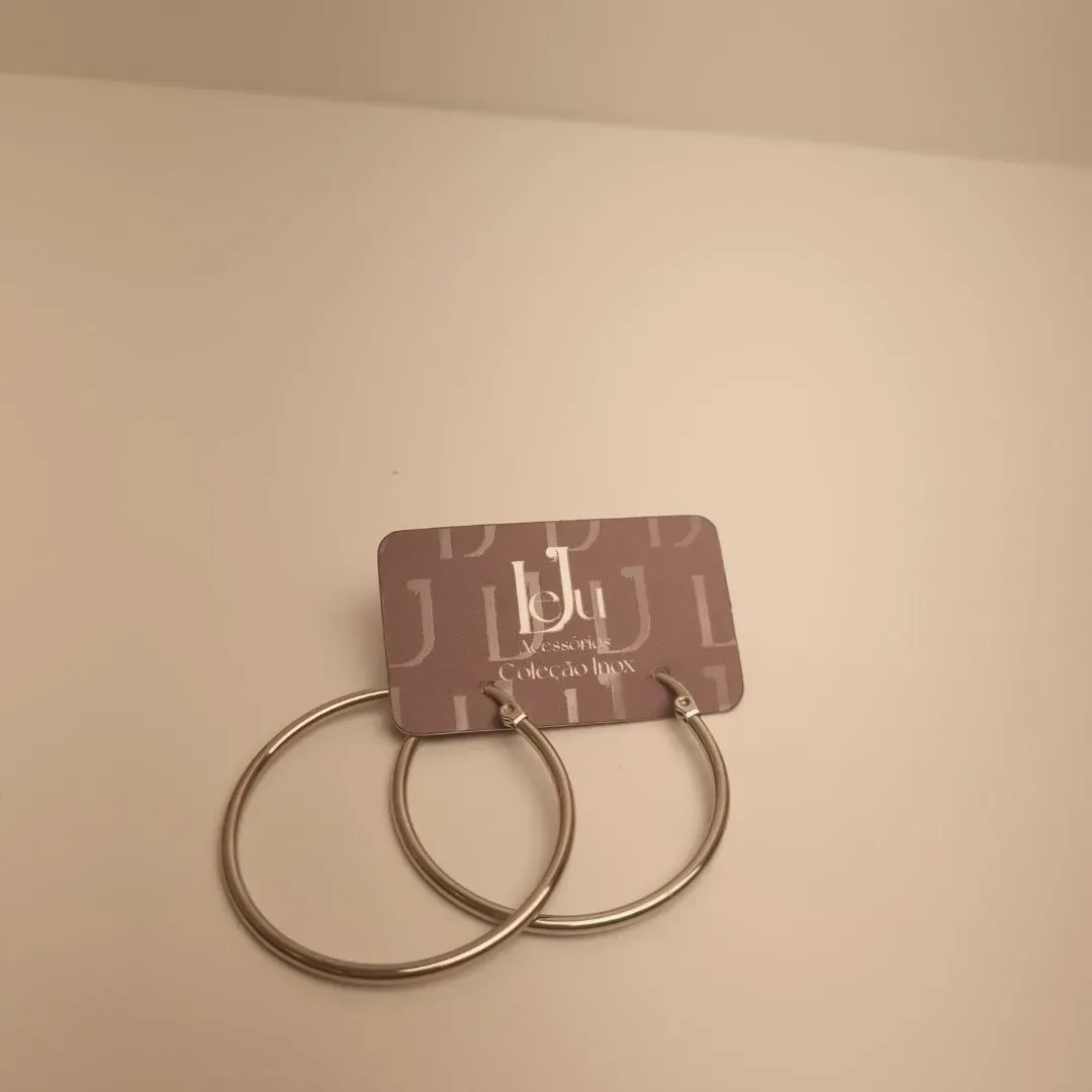 Brinco Inox Argola Grande