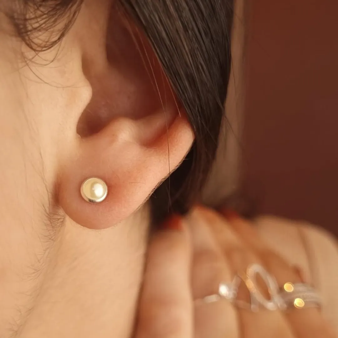 Brinco Prata Pérola