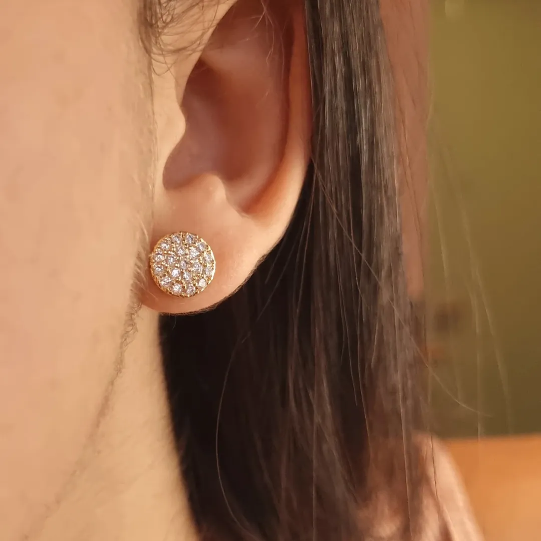 Brinco Tipo Jóia Redondo