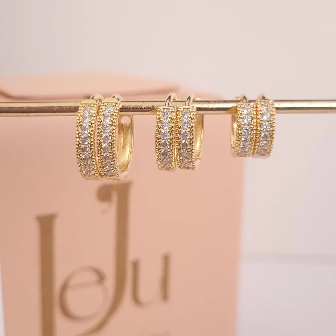 Brinco Trio Zirconia