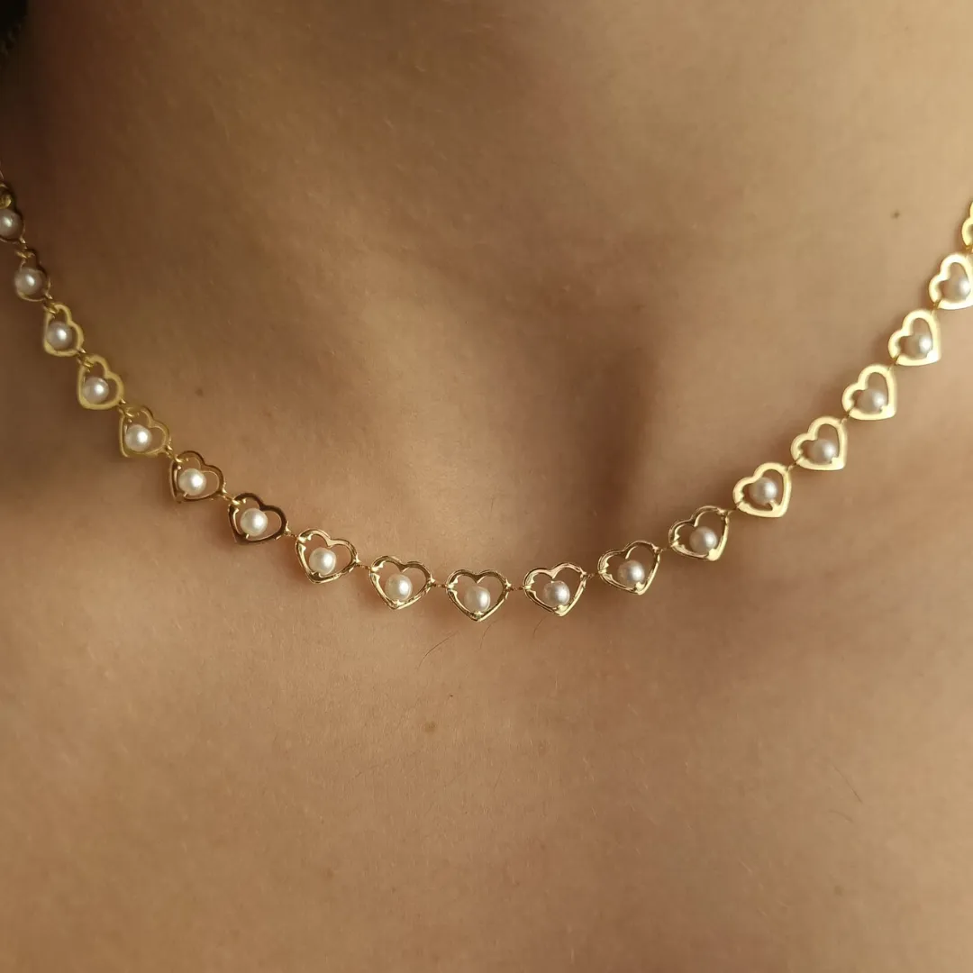 Colar Pérolas Coleção Winter