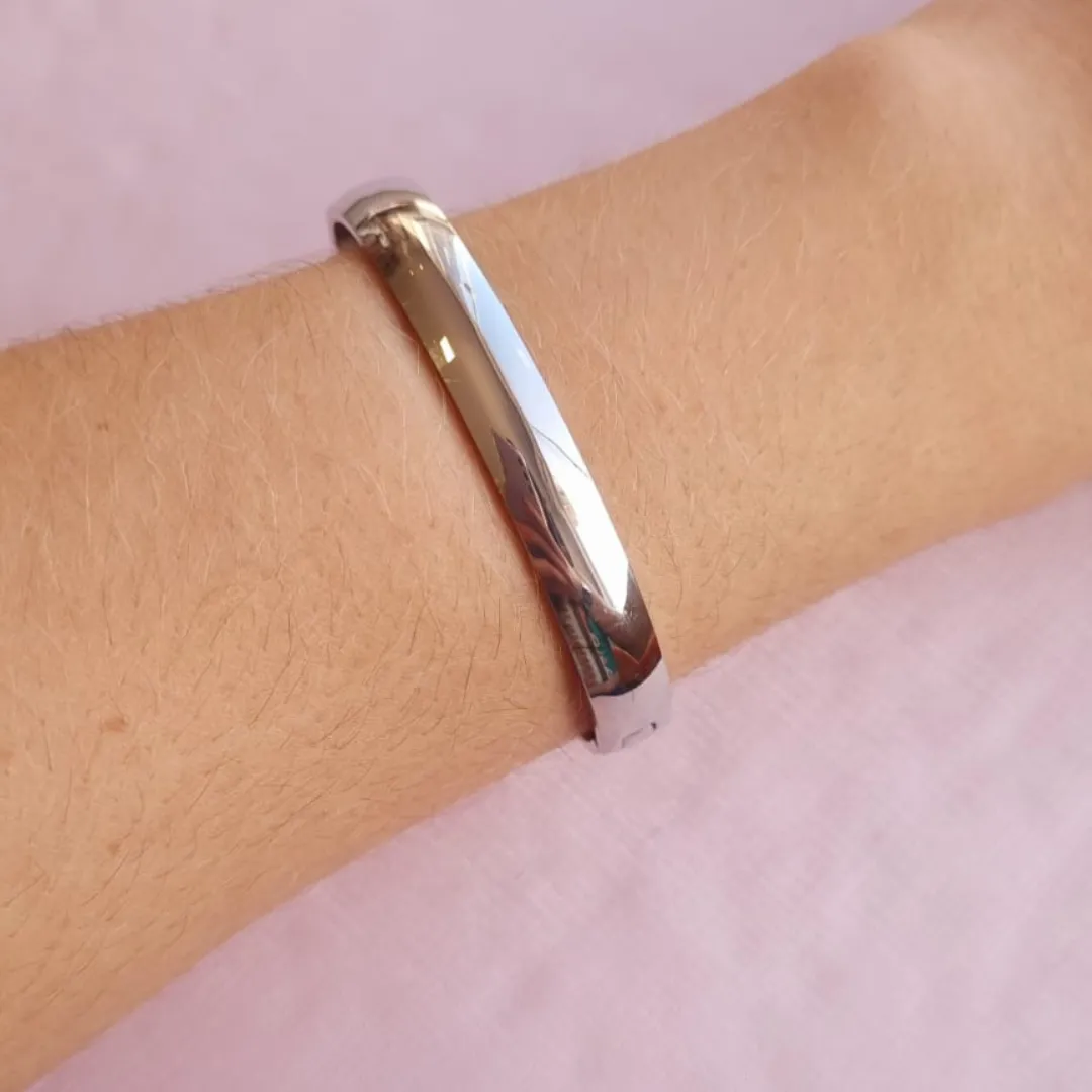 Bracelete Inox Trava Largo