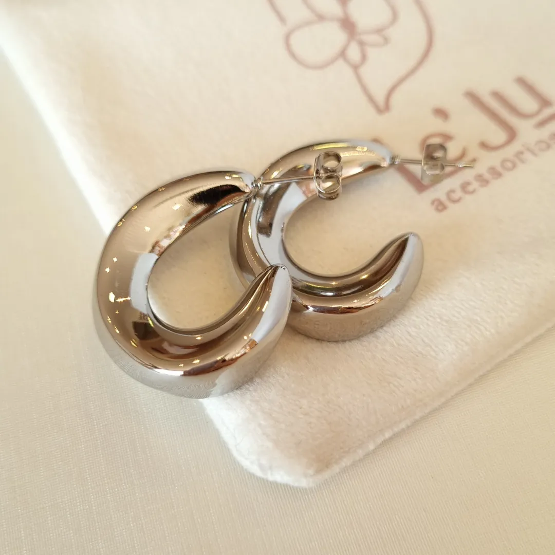 Brinco Steel Argola Tarracha