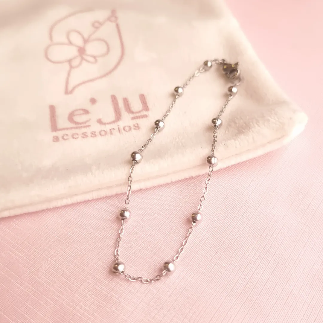 Pulseira Steel Bolinha