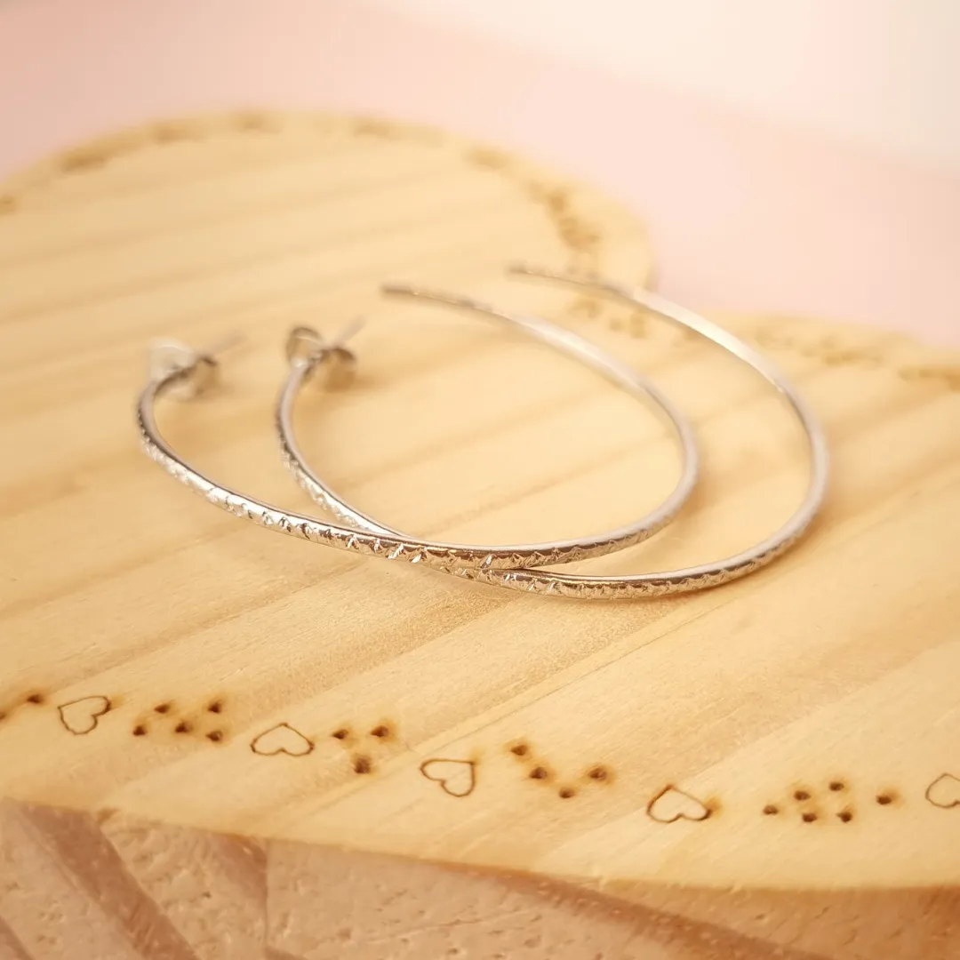 Brinco Steel Argola Fina