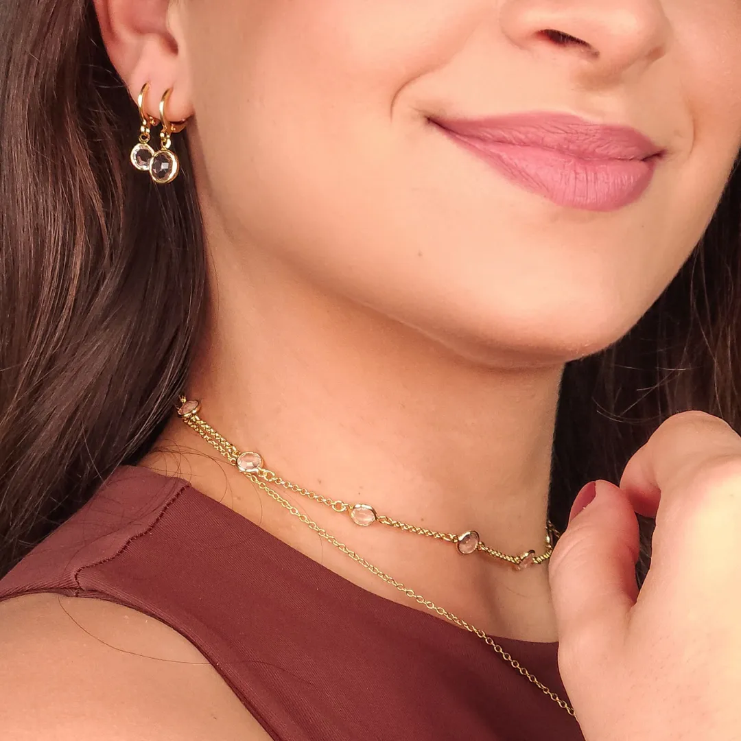 Choker Pontos de Zircônia Coleção 4.0