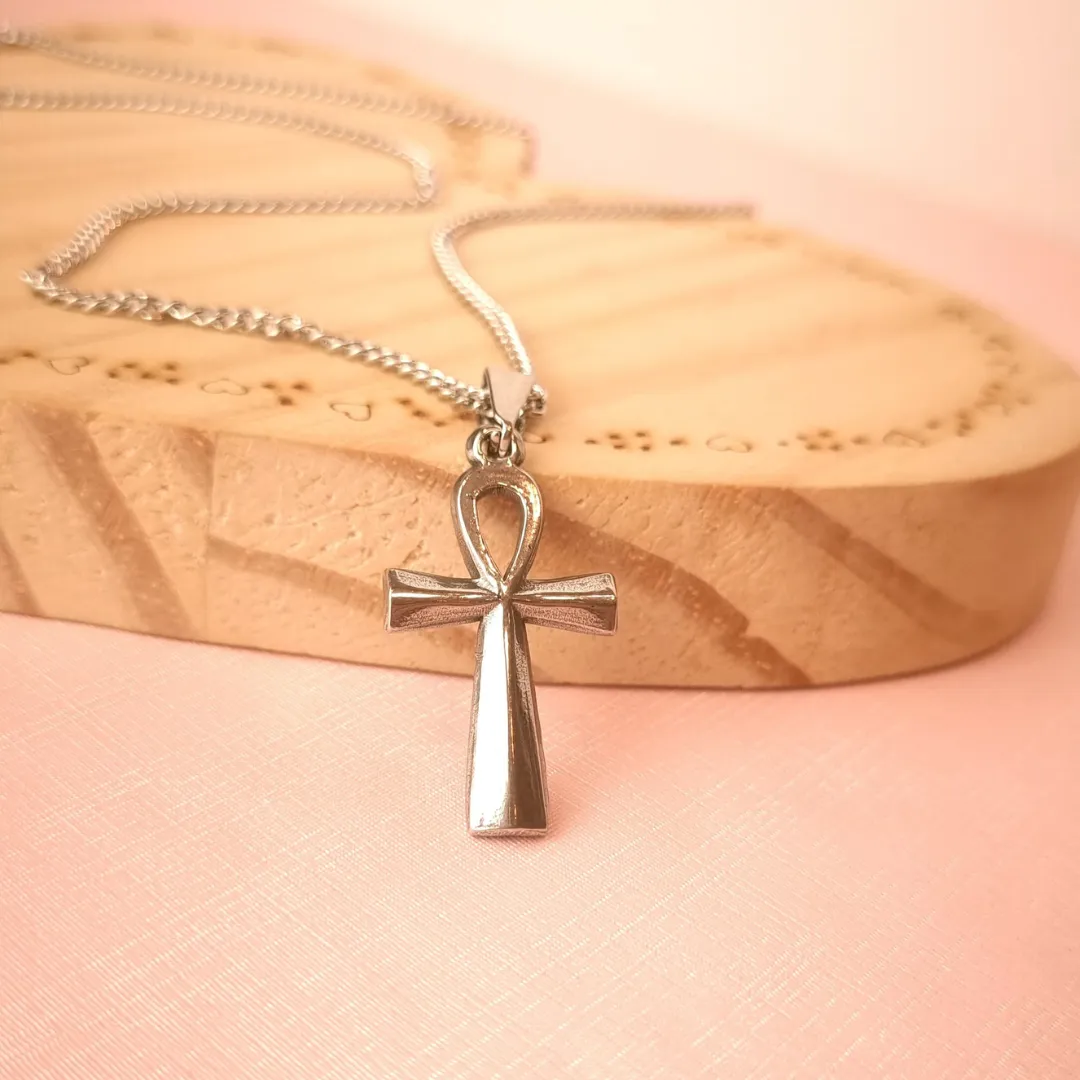 Colar Steel Masculino Cruz