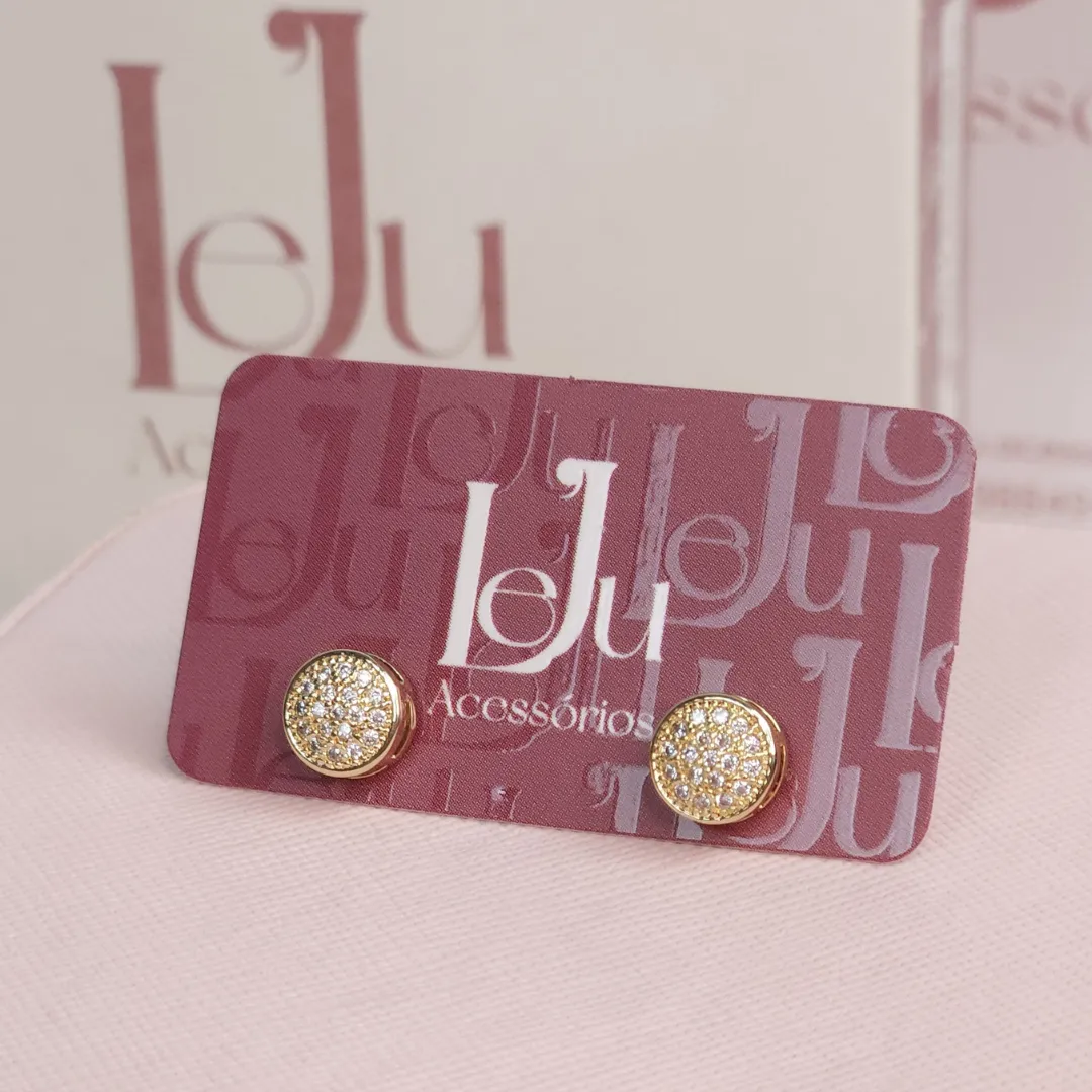 Brinco Jóia Redonda